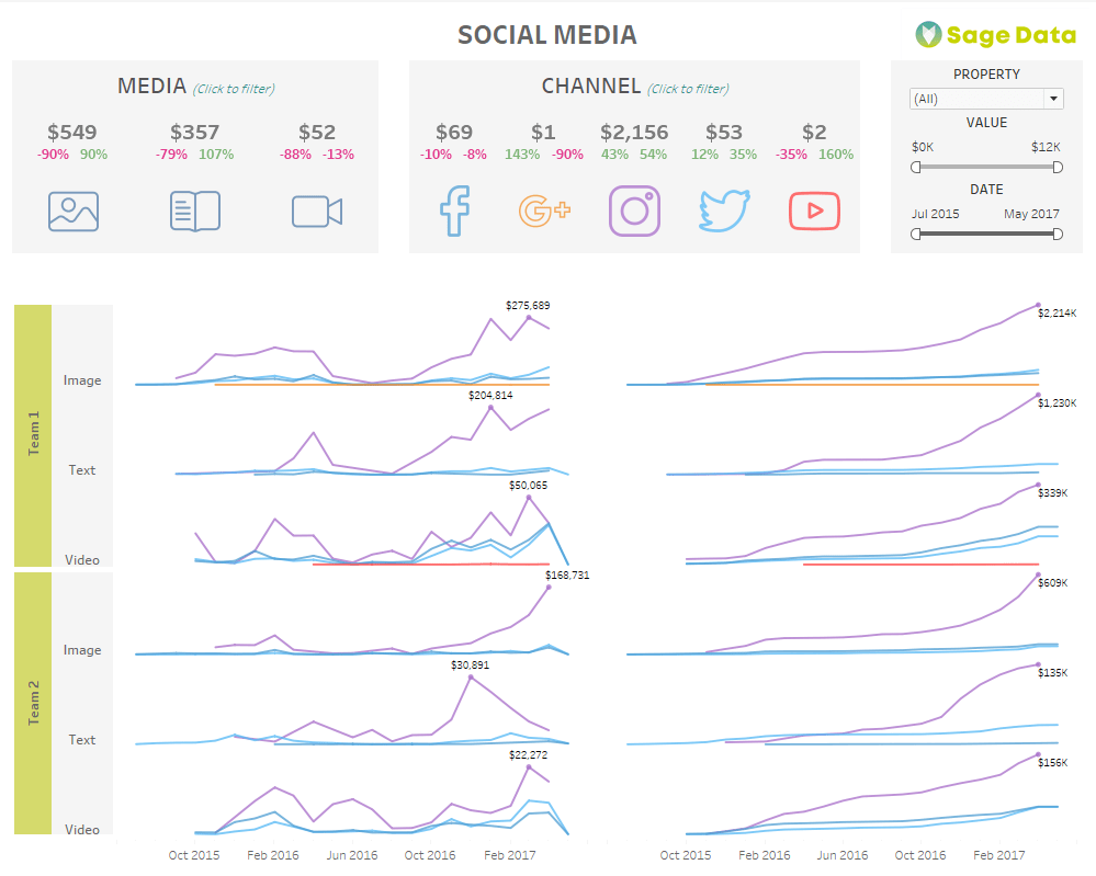 data-visualisation-report-social-media data visualization software